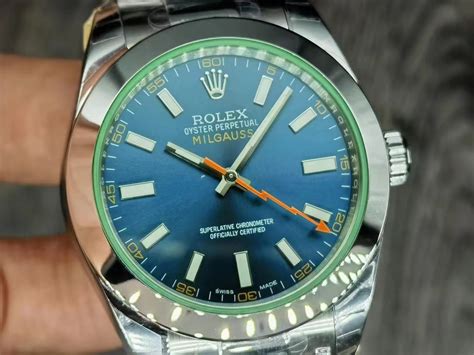 rolex oyster milgauss fake|rolex milgauss price new.